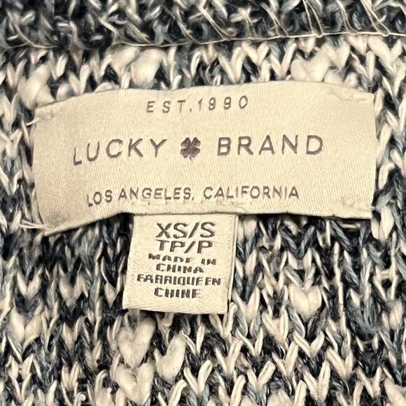 Lucky Brand Heritage Shawl Cardigan Sweater Size XS/S - Picture 9 of 11